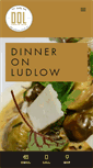 Mobile Screenshot of dinneronludlow.com
